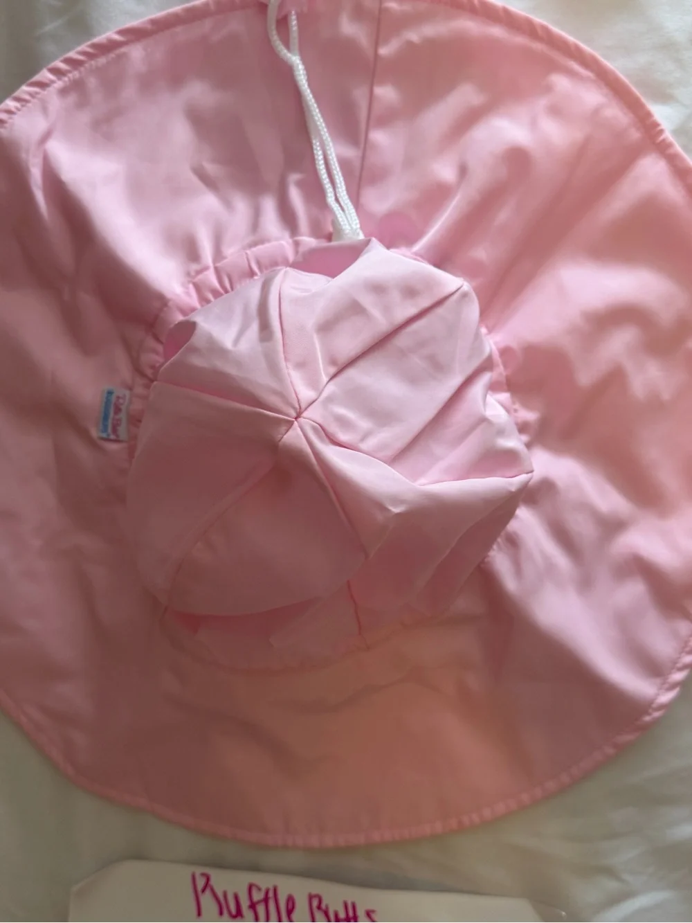 Ruffle Butts Light Pink Sun Hat